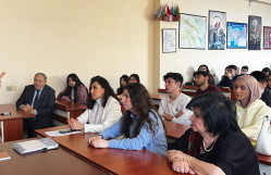 Türk xalqları tarixi kafedrasında “Qərbi Azərbaycan tarixi Türk xalqları tarixinin tərkib hissəsi kimi” mövzusunda ustad dərsi keçirilmişdir