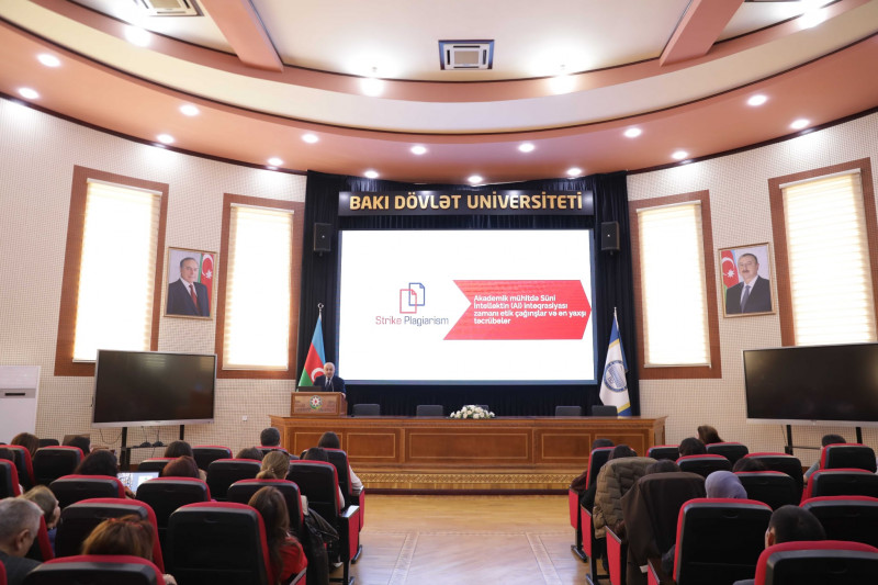 BDU-da dissertasiya işlərində süni intellektdən istifadənin sərhədləri və risklərinə dair tədbir keçirilib