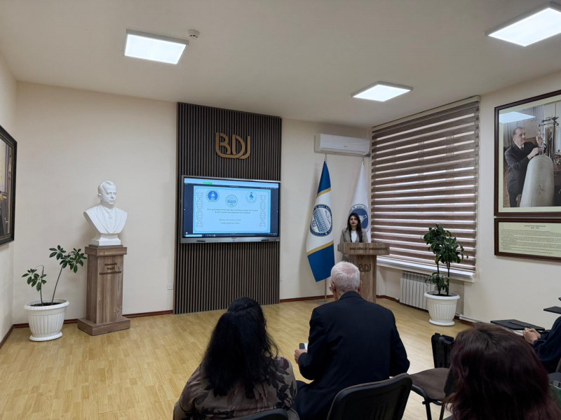 Nigar Qədirovanın təqdimatında elmi seminar keçirilmişdir