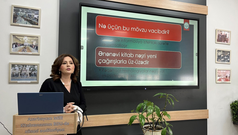 BDU-da “Rəqəmsal transformasiya və kitab nəşri” mövzusunda elmi seminar