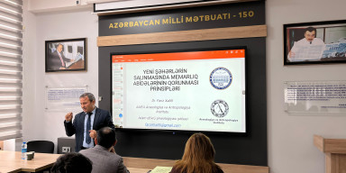 “Şəhərsalma və Memarlıq İli” çərçivəsində ustad dərsi keçirilib