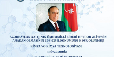 “Kimya və kimya texnologiyası” V Respublika elmi konfransı keçiriləcək