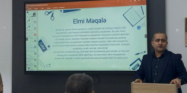 “Akademik yazı qaydaları: Elmi məqalənin hazırlanmasına dair elmi - texniki tələblər”