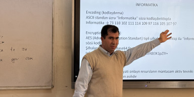 “SÜNİ İNTELLEKTƏ QARŞI DAVAMLI STEQANOQRAFİYANIN QURULMASI” MÖVZUSUNDA USTAD DƏRS