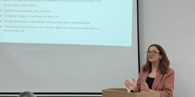 "Azərbaycan mediasında vətəndaş jurnalistikası təcrübəsi: imkanlar və çağırışlar" mövzusunda elmi seminar