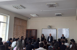 Arxeologiya və etnoqrafiya kafedrasının təşkilatçılığı ilə “Azərbaycan xalqının ibtidai inancları və onun müasir məişətdə yeri” mövzusunda ustad dərsi keçirilmişdir