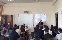 Arxeologiya və etnoqrafiya kafedrasının təşkilatçılığı ilə “Azərbaycan xalqının ibtidai inancları və onun müasir məişətdə yeri” mövzusunda ustad dərsi keçirilmişdir