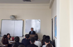 Arxeologiya və etnoqrafiya kafedrasının təşkilatçılığı ilə “Azərbaycan xalqının ibtidai inancları və onun müasir məişətdə yeri” mövzusunda ustad dərsi keçirilmişdir