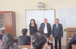 Arxeologiya və etnoqrafiya kafedrasının təşkilatçılığı ilə “Azərbaycan xalqının ibtidai inancları və onun müasir məişətdə yeri” mövzusunda ustad dərsi keçirilmişdir