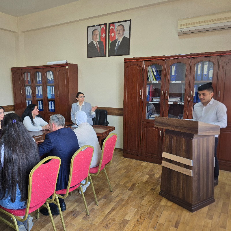 Mənbəşünaslıq, tarixşünaslıq və metodika kafedrasında “1828–1870-ci illərdə Rusiya imperiyasının Qafqaz siyasətində “erməni məsələsi”: tarixi coğrafiya kontekstində” mövzusunda elmi seminar keçirilmişdir.