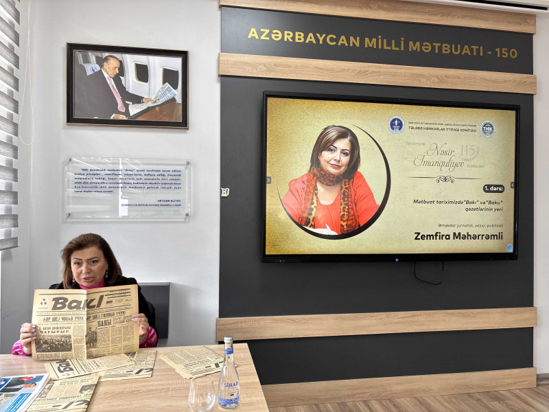“Professor Nəsir İmanquliyev dərsləri”nin ilk görüşü