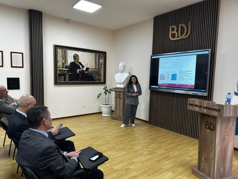 Analitik kimya kafedrasının növbəti elmi seminarı keçirildi