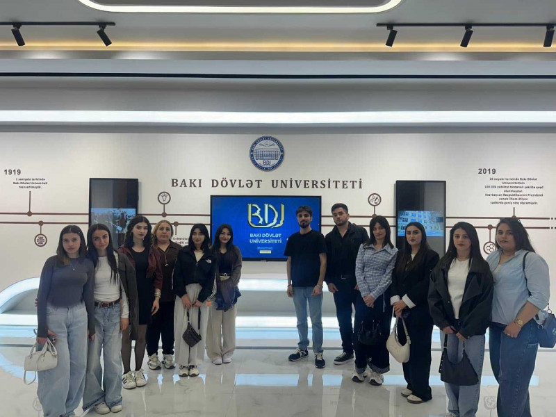 Şirvan Dövlət İqtisadiyyat və Humanitar Kollecinin tələbələri BDU-nun Tarix fakültəsində