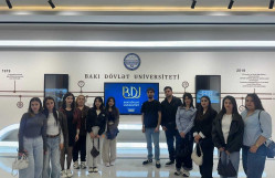 Şirvan Dövlət İqtisadiyyat və Humanitar Kollecinin tələbələri BDU-nun Tarix fakültəsində