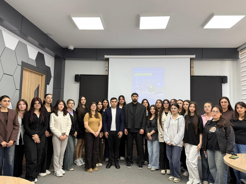 BDU tələbələri rəqəmsal marketinqlə bağlı məlumatlandırılıb