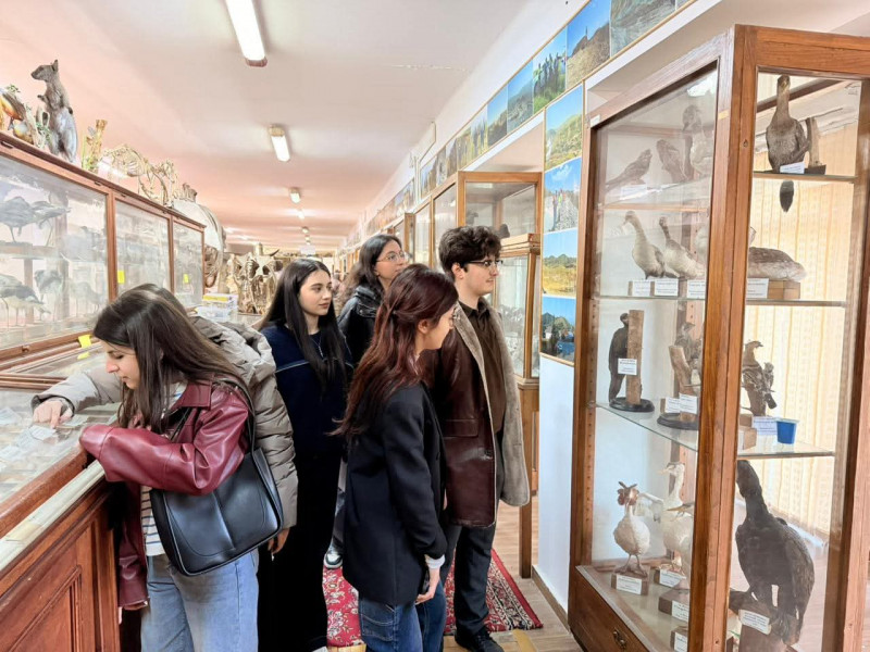 Təbiət Tarixi Muzeyinə elmi ekskursiya
