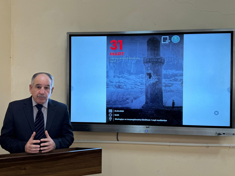 “31 Mart - Azərbaycanlıların Soyqırımı Günü”