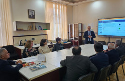 Fiziki elektronika kafedrasında elmi seminar keçirilib