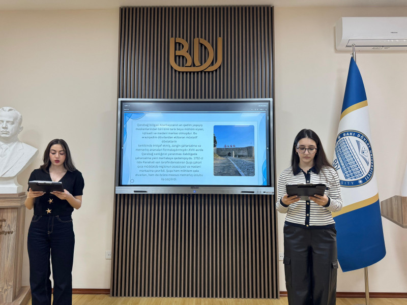 “Qarabağ Bölgəsinin Şəhərsalma Strukturu: İşğaldan Əvvəl və Sonra” adlı tədbir keçirildi