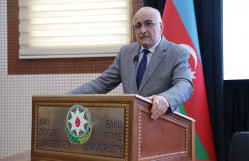 RİNN yanında Elektron Təhlükəsizlik Xidmətinin rəisi BDU-da ustad dərsi keçib: “Çoxqatlı təhlükəsizlik arxitekturası”