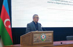 Bakı Dövlət Universitetində “Çoxqatlı təhlükəsizlik arxitekturası” mövzusunda Ustad dərs keçirilmişdir
