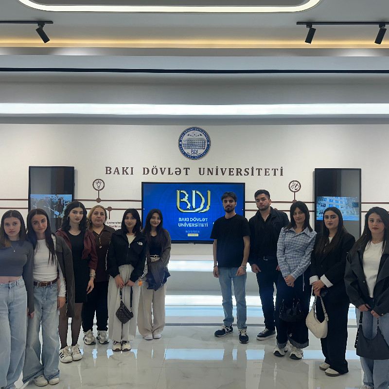 ŞİRVAN DÖVLƏT İQTİSADİYYAT VƏ HUMANİTAR KOLLECİNİN TƏLƏBƏLƏRİ BDU-NUN TARİX FAKÜLTƏSİNDƏ