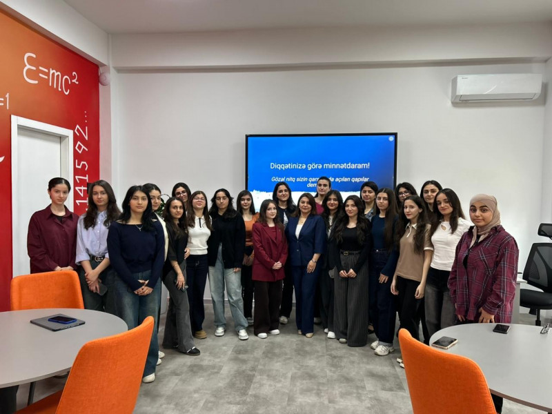 BDU-da “Azərbaycan dili - Açıq dərslər” layihəsinin növbəti qonağı dosent Xatirə Hüseynova olub