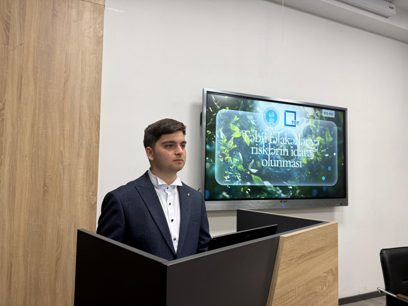 BDU tələbələri təbii fəlakətlərin qarşısının alınması barədə maarifləndirilib