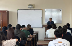 Azərbaycan tarixi (təbiət fakültələri üzrə) kafedrasında “Azərbaycan türklərinin təşəkkül tarixi: gerçəkliklər və saxtalaşdırmalar” mövzusunda ustad dərsi keçirilmişdir