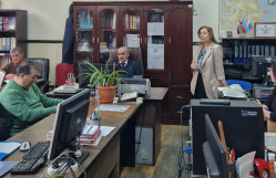 “Dünya azərbaycanlıları: tarixi-demoqrafiya” ETL-ində “Qafqaz təqvimi”nə əsasən XIX əsr - XX əsrin əvvəllərində Zəngəzur qəzasında yaşayan əhalinin demoqrafik vəziyyəti” mövzusunda elmi seminar keçirilmişdir