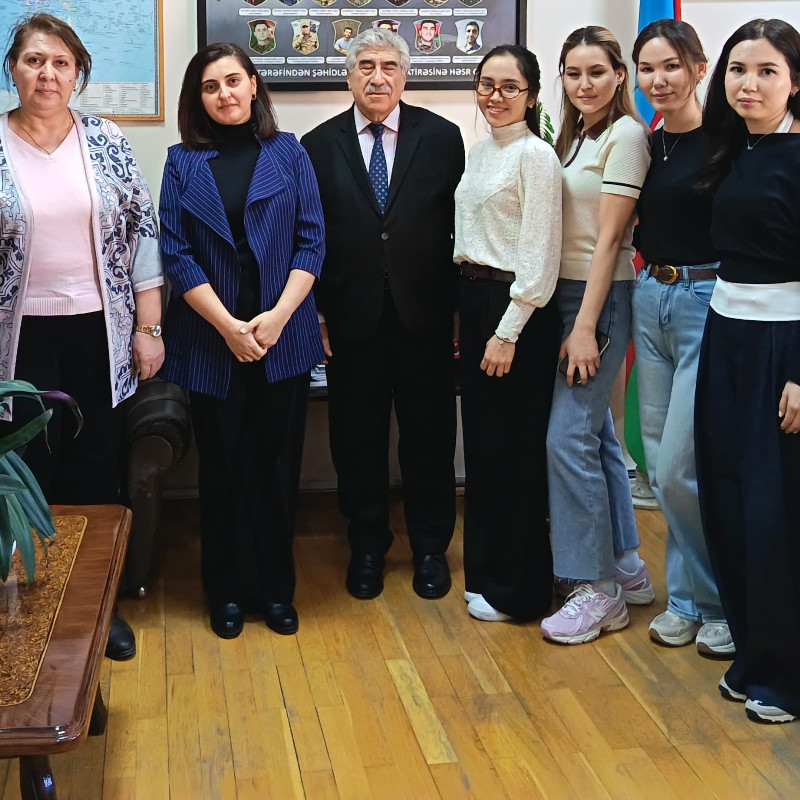 Qazaxıstan Respublikasının Əl-Fərabi adına Milli Universitetinin magistrantları Bakı Dövlət Universitetində təcrübə keçmişlər