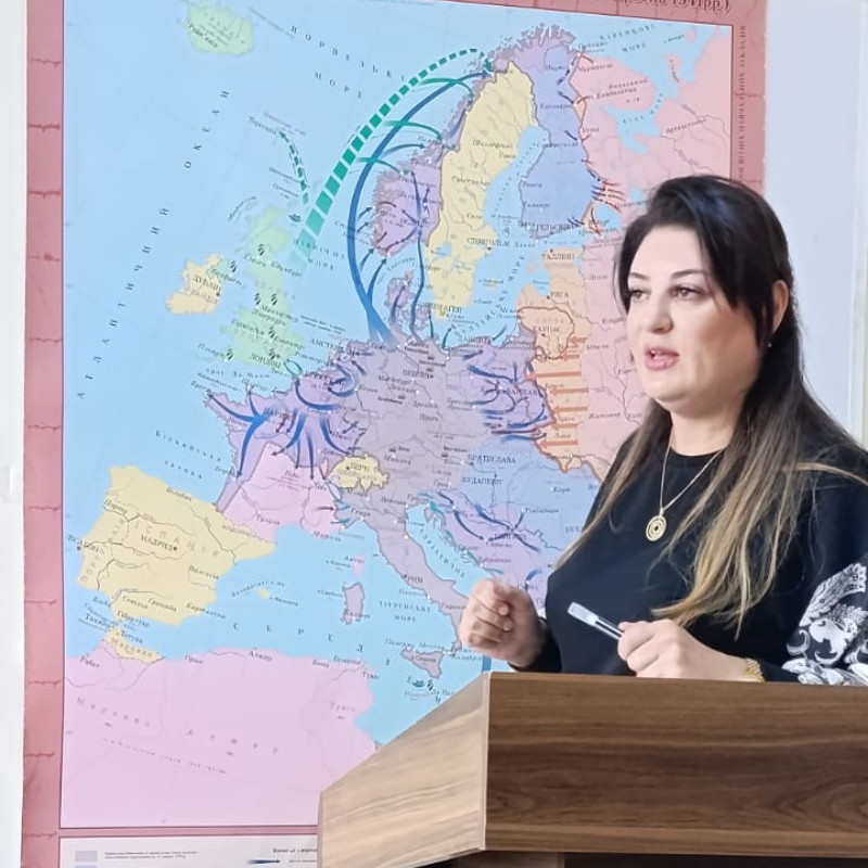 Avropa və Amerika ölkələrinin yeni və müasir tarixi kafedrasında “İkinci Dünya müharibəsinin nəticələri” mövzusunda ustad dərsi keçirilmişdir.