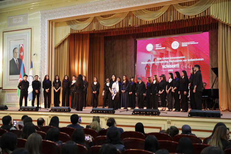 BDU-nun Mədəniyyət-yaradıcılıq Mərkəzinin xor kollektivinin konserti
