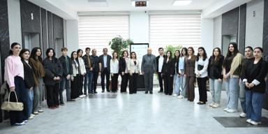 AZƏRTAC-ın İdarə Heyəti sədrinin müavini Dağbəyi İsmayılovla BDU-da “Professor Nəsir İmanquliyev dərsləri”