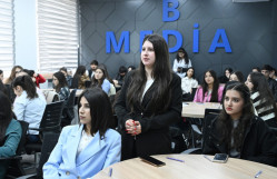 AZƏRTAC-ın İdarə Heyəti sədrinin müavini Dağbəyi İsmayılovla BDU-da “Professor Nəsir İmanquliyev dərsləri”