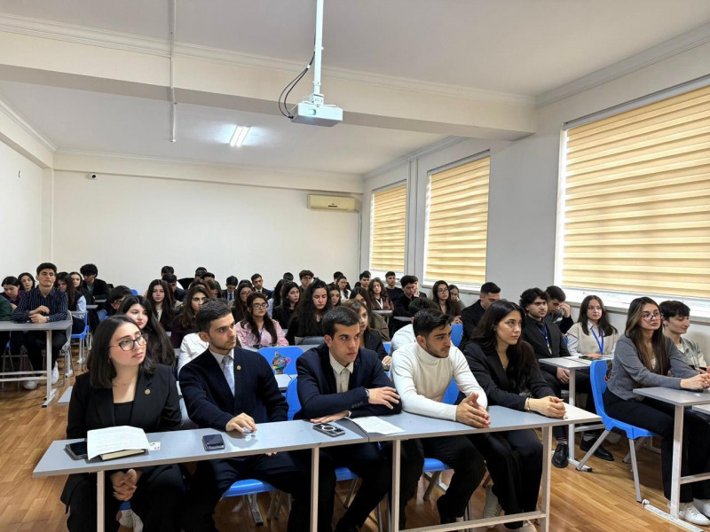 BDU tələbələri narkomaniyanın mənfi təsirləri barədə maarifləndirilib