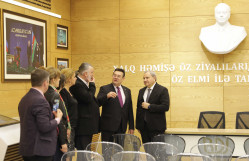 Rumıniyanın Azərbaycandakı səfiri və Petre Andrei Universitetinin rektorunun rəhbərlik etdiyi nümayəndə heyəti BDU-da