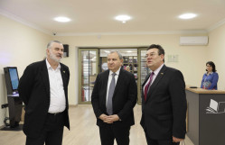 Rumıniyanın Azərbaycandakı səfiri və Petre Andrei Universitetinin rektorunun rəhbərlik etdiyi nümayəndə heyəti BDU-da