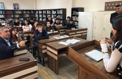 Mənbəşünaslıq, tarixşünaslıq və metodika kafedrasının dosenti Nurlan Abbasovun təşkilatçılığı ilə "Azərbaycan tarixinə dair ərəbdilli və farsdilli mənbələr" mövzusunda açıq dərs keçirilmişdir