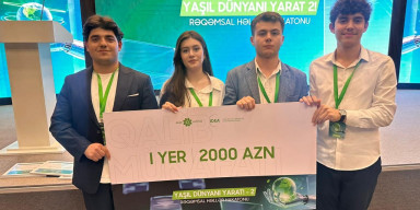 BDU komandası “Yaşıl Dünyanı Yarat! – 2” rəqəmsal həllər hakatonunun qalibidir