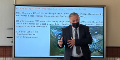 Birgə elmi seminarda atom nüvələrinin mərkəzi toqquşmalarının təcrübi tədqiqi barədə danışılıb