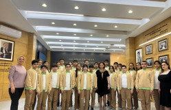 Kimya-biologiya təmayüllü Respublika liseyinin şagirdləri BDU-da