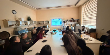 “Maddə quruluşu” kafedrasının elmi seminarı keçirilib