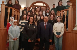 BDU-nun Şərqşünaslıq fakültəsinin tələbələri Misir Mədəniyyət Mərkəzində istehsalat təcrübəsində