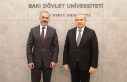 Albaniyanın Azərbaycandakı fövqəladə və səlahiyyətli səfiri Besart Kadia BDU-da olub