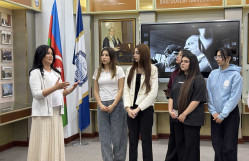 Jurnalistika fakültəsi üzrə THİK üzvləri BDU-nun tarixi muzeyini ziyarət ediblər