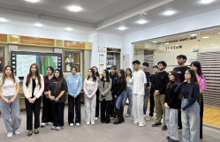 Jurnalistika fakültəsi üzrə THİK üzvləri BDU-nun tarixi muzeyini ziyarət ediblər