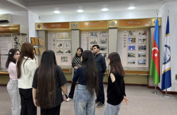 Jurnalistika fakültəsi üzrə THİK üzvləri BDU-nun tarixi muzeyini ziyarət ediblər
