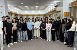 Jurnalistika fakültəsi üzrə THİK üzvləri BDU-nun tarixi muzeyini ziyarət ediblər