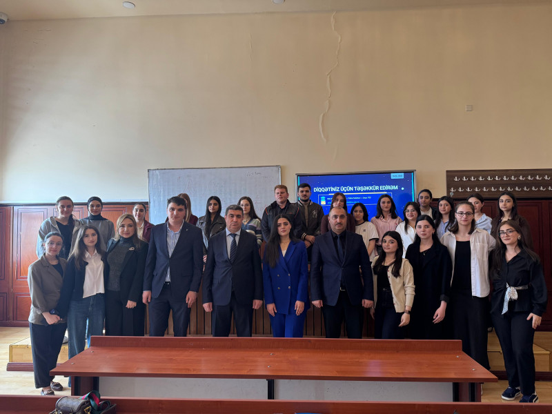 Fizika fakültəsi Tələbə Elmi Cəmiyyətinin elmi seminarı keçirilib